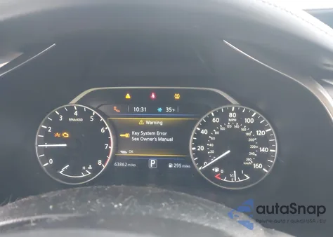 2017 Nissan Murano Platinum z USA, uszkodzony, nr VIN 5N1AZ2MH1HN184641